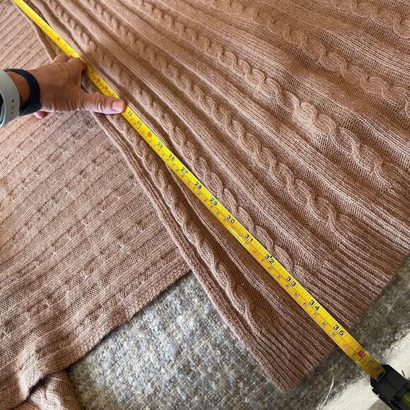 Ralph Lauren Women's Wool Blend Cable Knit Cardigan Sweater ONE SIZE - Picture 6 of 7